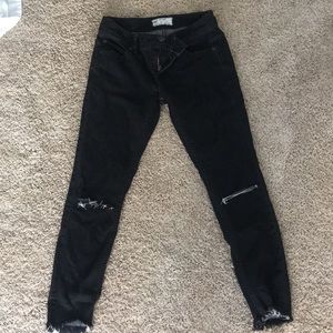 black free people jeans